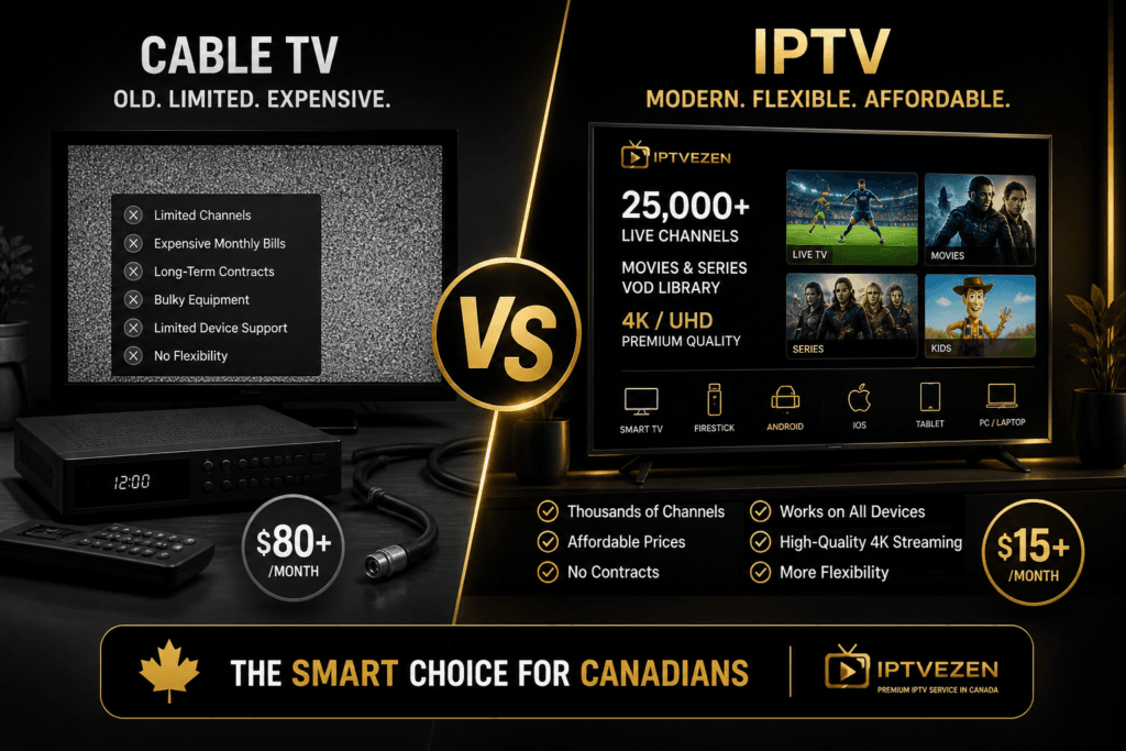IPTV vs Cable TV Canada