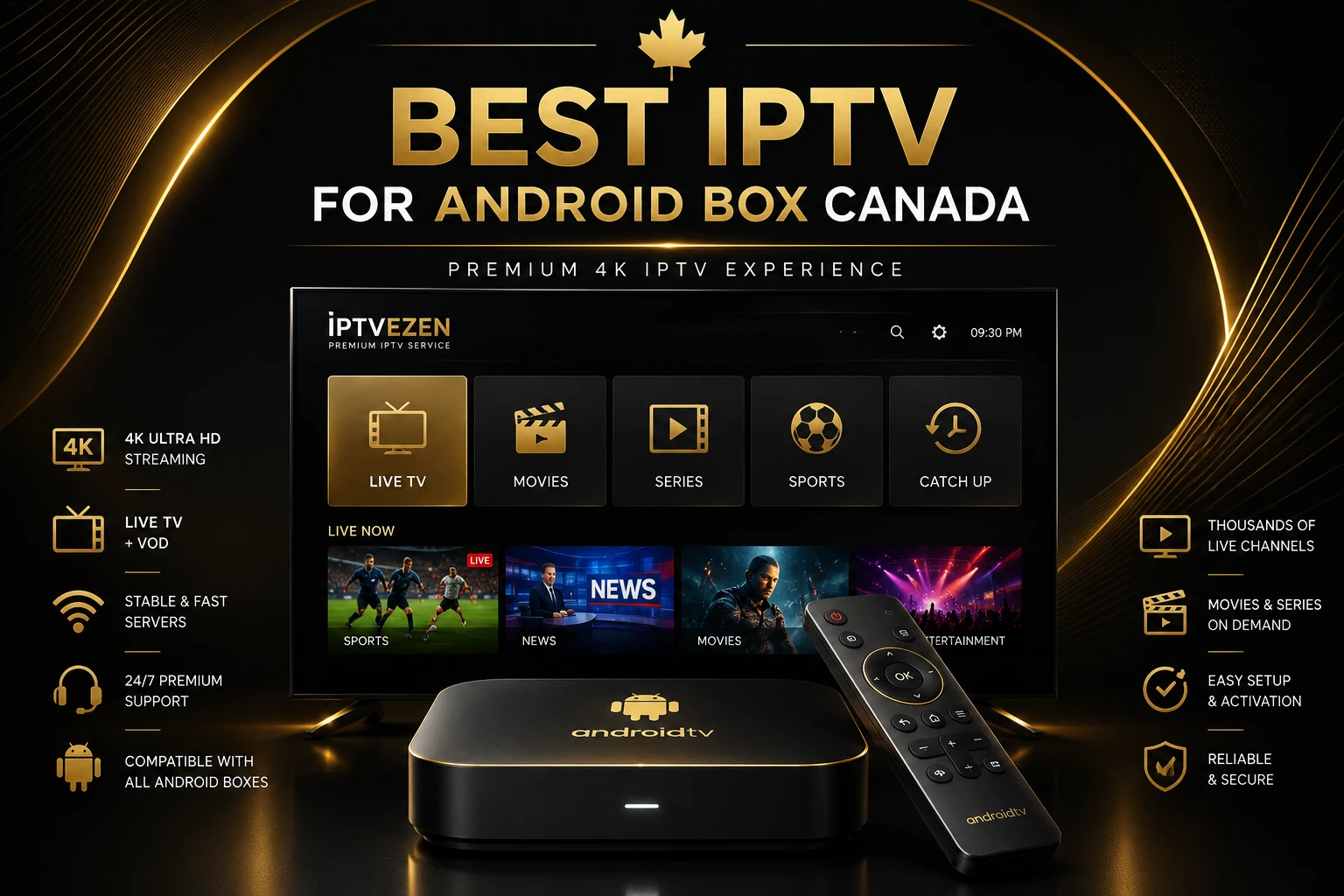 Best IPTV for Android Box Canada