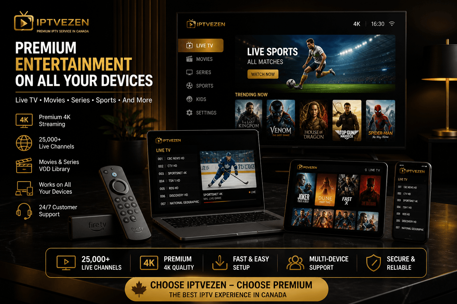 Best IPTV setup in Canada