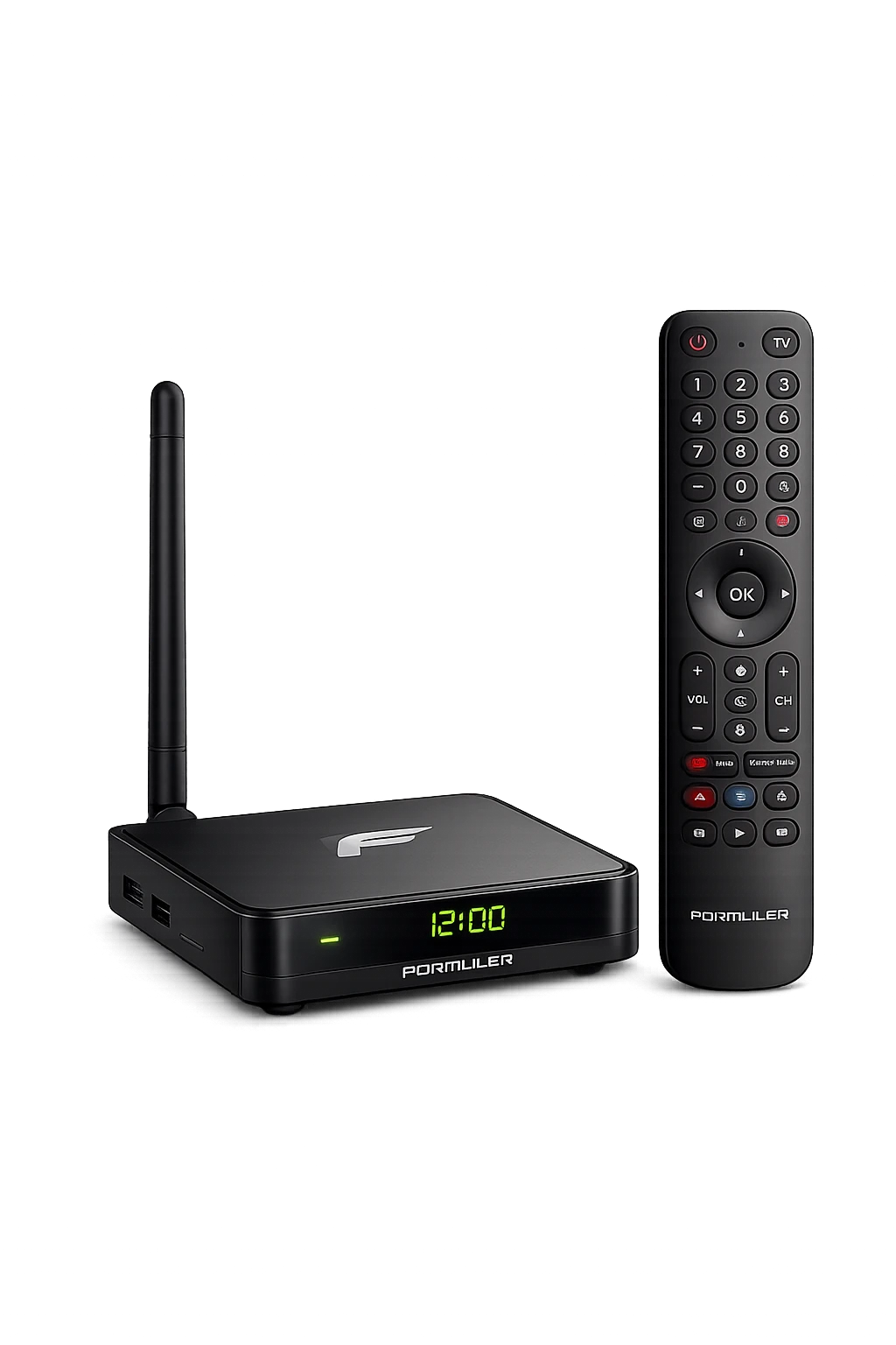 Formuler IPTV device and remote for streaming in Canada