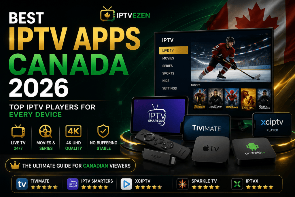 Download Best IPTV Apps Canada 2026