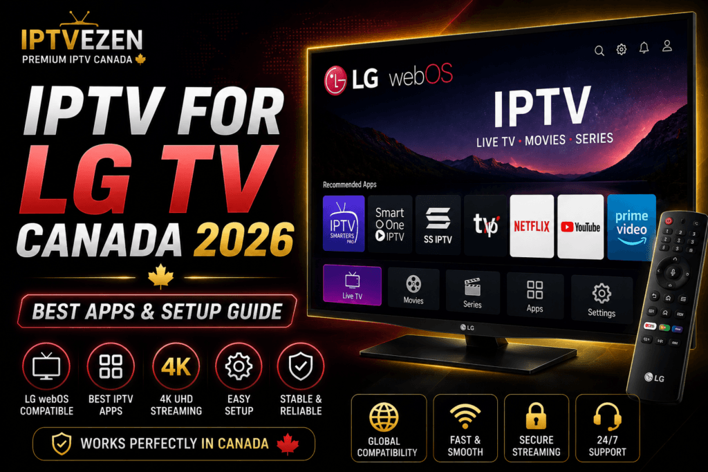 IPTV for LG TV Canada 2026
