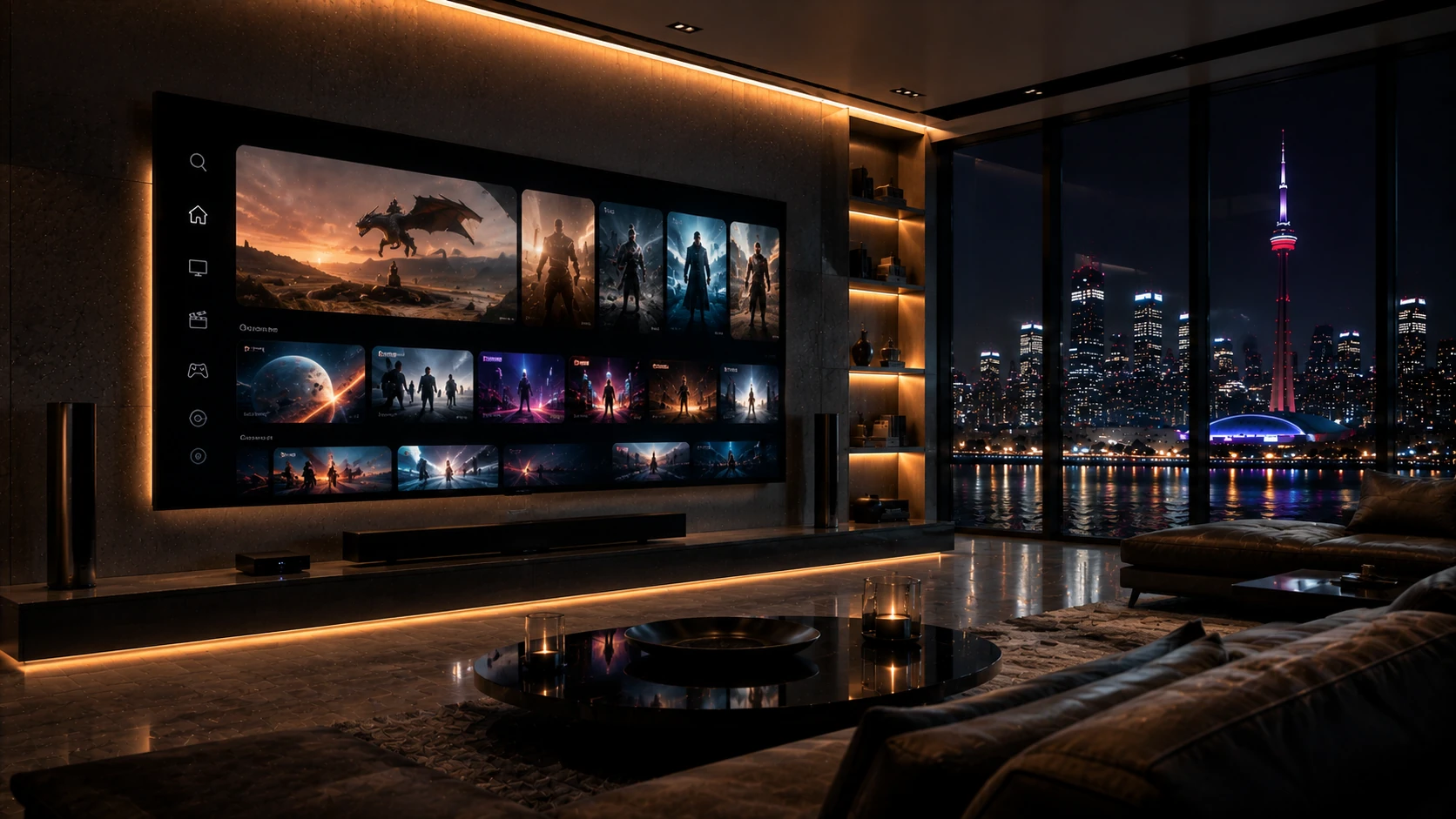 EPG interface in IPTV Smarters Pro Guide Canada